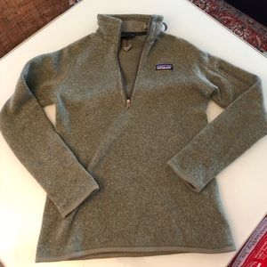 Patagonia Better Sweater 1/4 Zip Olive Green